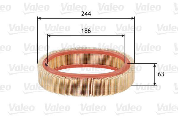 VALEO 585606 Vzduchový filtr