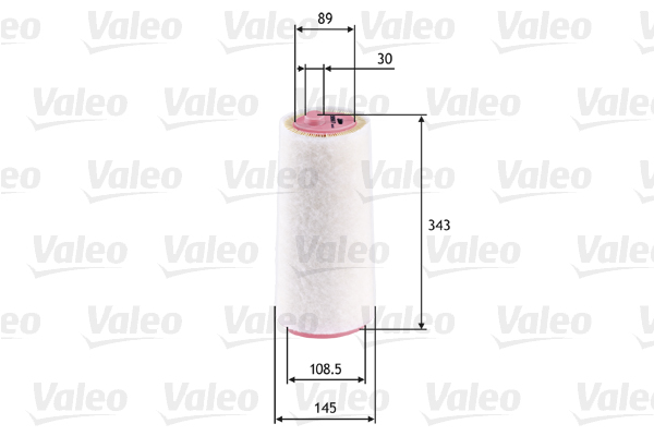 VALEO 585617 Vzduchový filtr