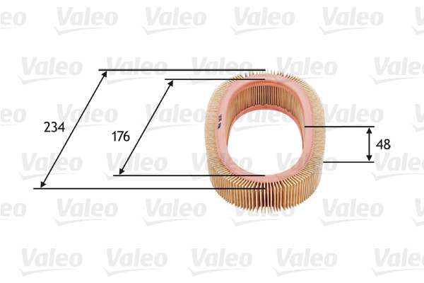 VALEO 585671 Vzduchový filtr