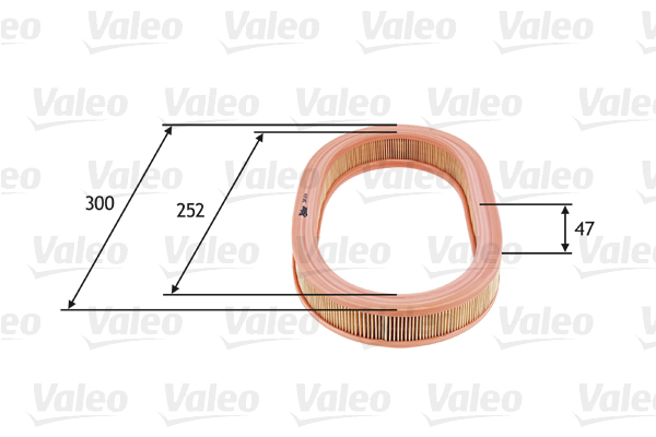 VALEO 585674 Vzduchový filtr