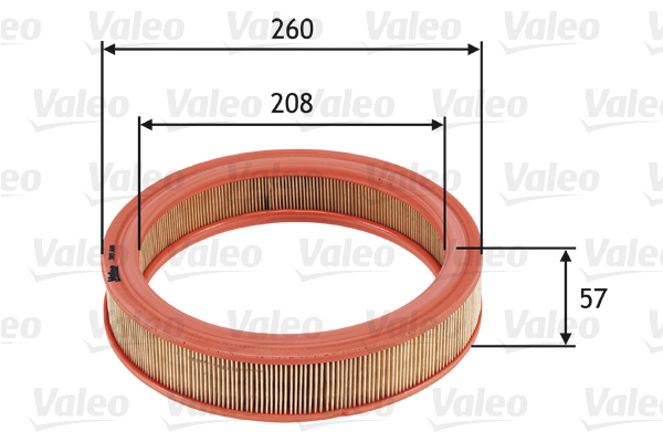 VALEO 585686 Vzduchový filtr