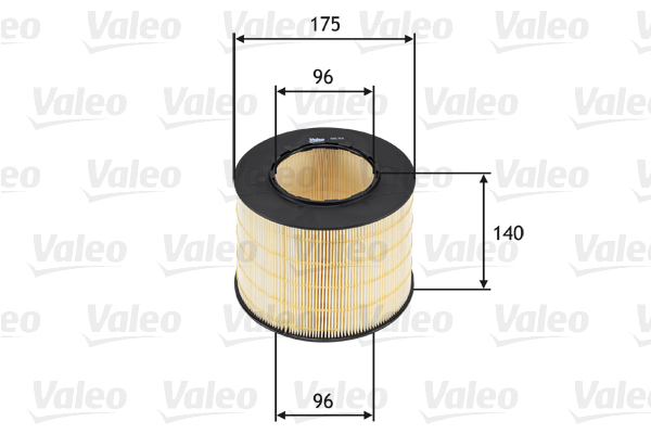 VALEO 585714 Vzduchový filtr