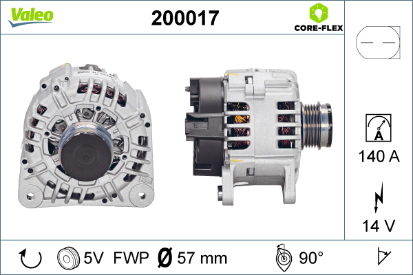 VALEO 200017 Generator