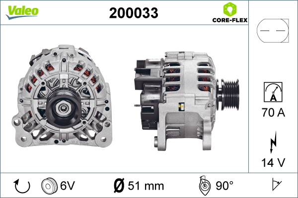 VALEO 200033 Generator