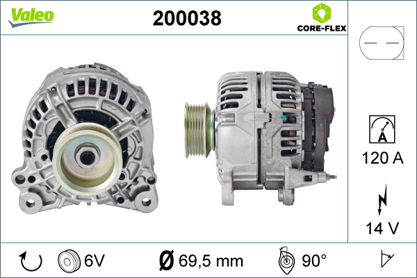VALEO 200038 Generator
