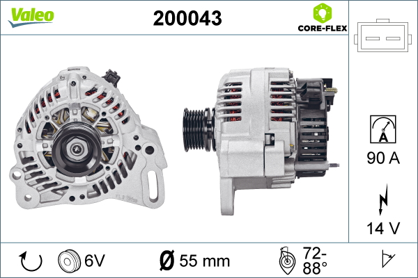 VALEO 200043 Generator