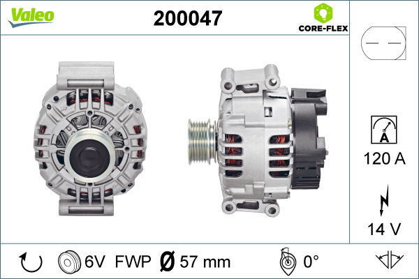 VALEO 200047 Generator