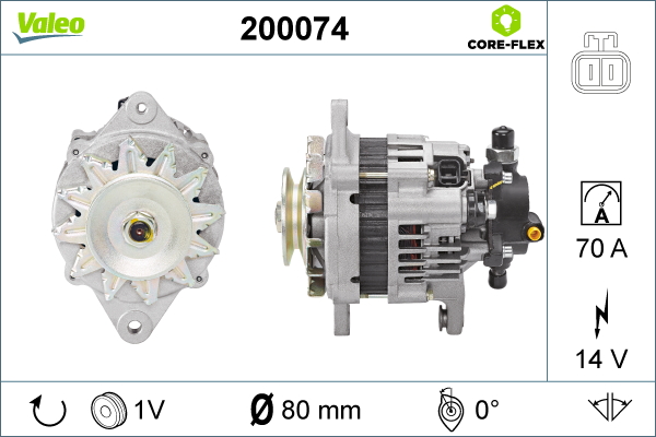 VALEO 200074 Alternatore