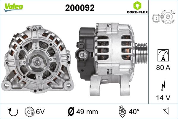 VALEO 200092 generátor