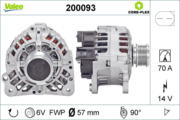 VALEO 200093 generátor