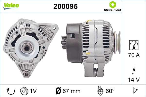 VALEO 200095 Alternatore