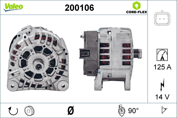 VALEO 200106 Alternatore