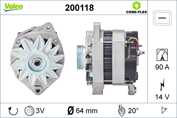 VALEO 200118 Alternatore