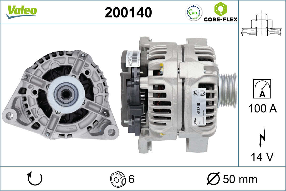 VALEO 200140 Generator
