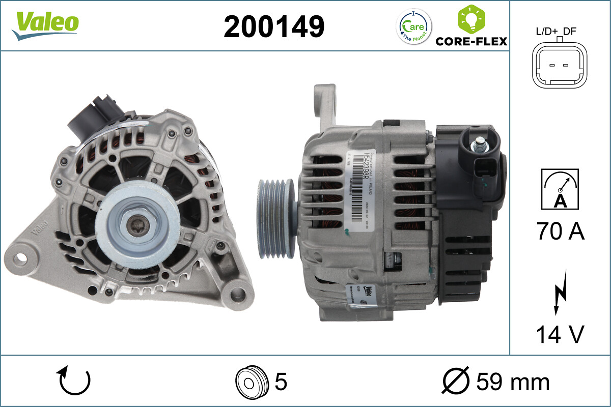 VALEO 200149 Generator