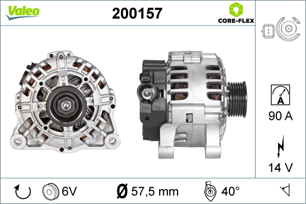 VALEO 200157 generátor