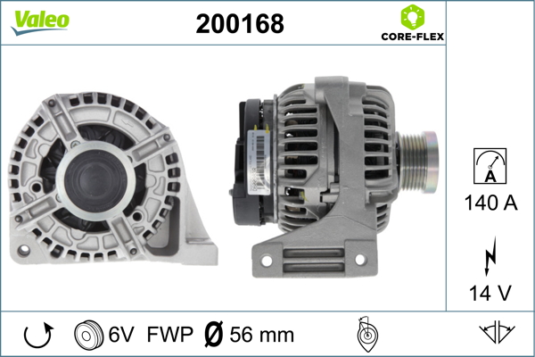 VALEO 200168 Generator