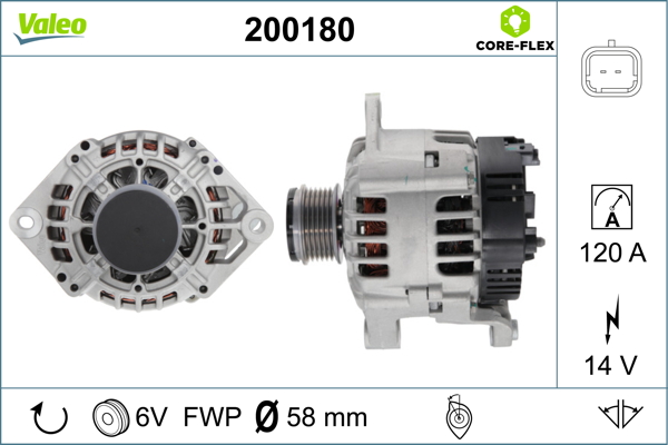 VALEO 200180 Generator