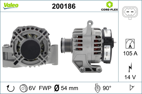VALEO 200186 Generator