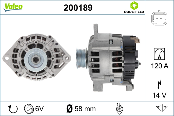 VALEO 200189 Generator