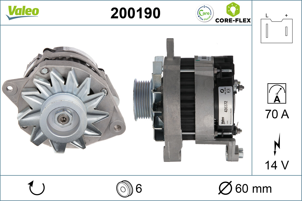 VALEO 200190 Generator