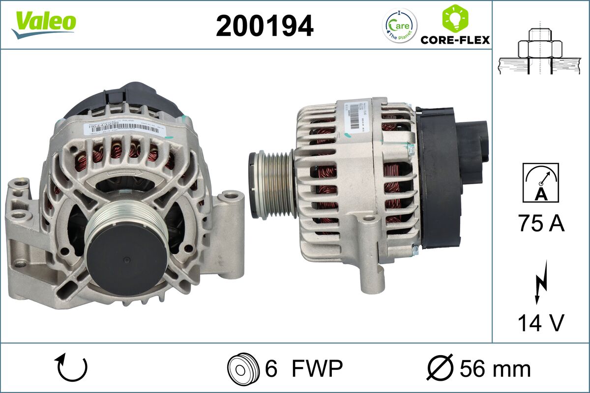 VALEO 200194 Generator