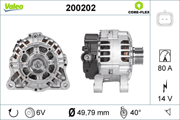 VALEO 200202 Alternatore