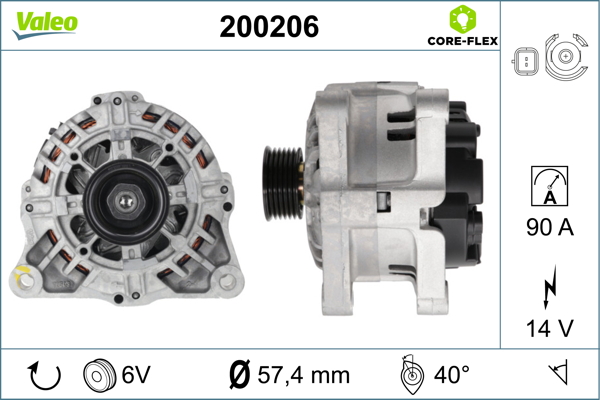 VALEO 200206 Generator