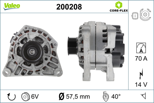 VALEO 200208 Generator