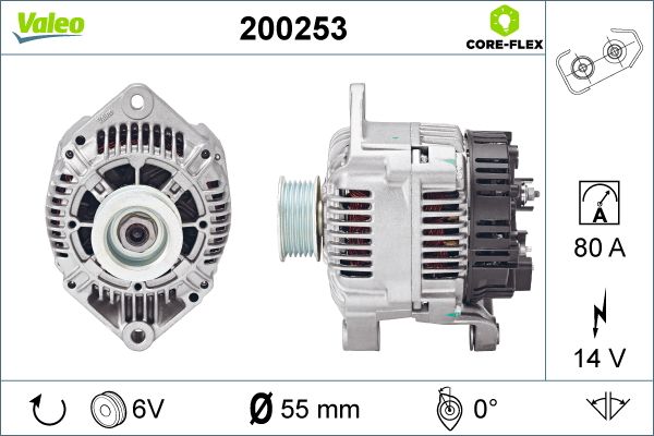 VALEO 200253 Alternatore