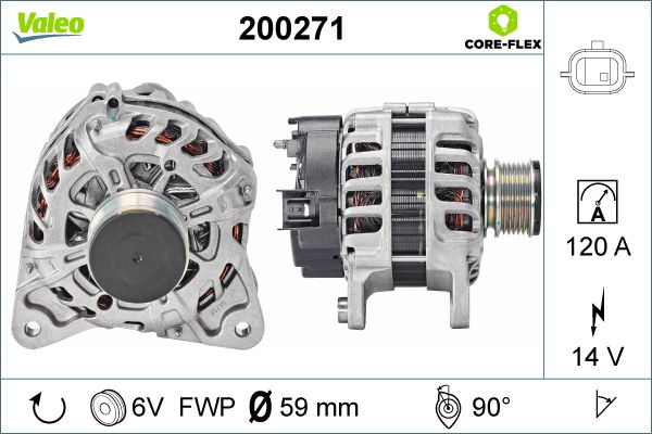 VALEO 200271 Alternatore