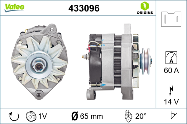 VALEO 433096 Generator
