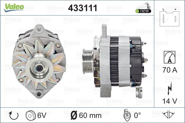 VALEO 433111 Generator