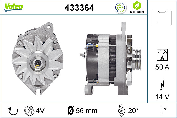 VALEO 433364 Generator