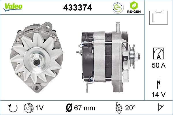VALEO 433374 Generator