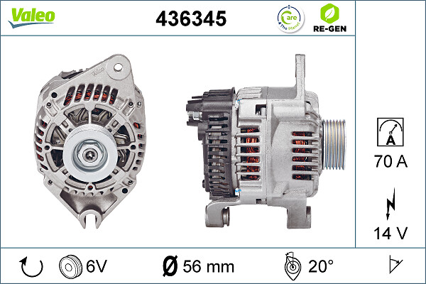 VALEO 436345 Generator