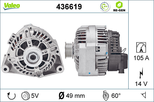 VALEO 436619 Generator