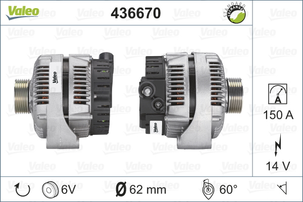 VALEO 436670 Generator