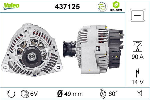 VALEO 437125 Generator