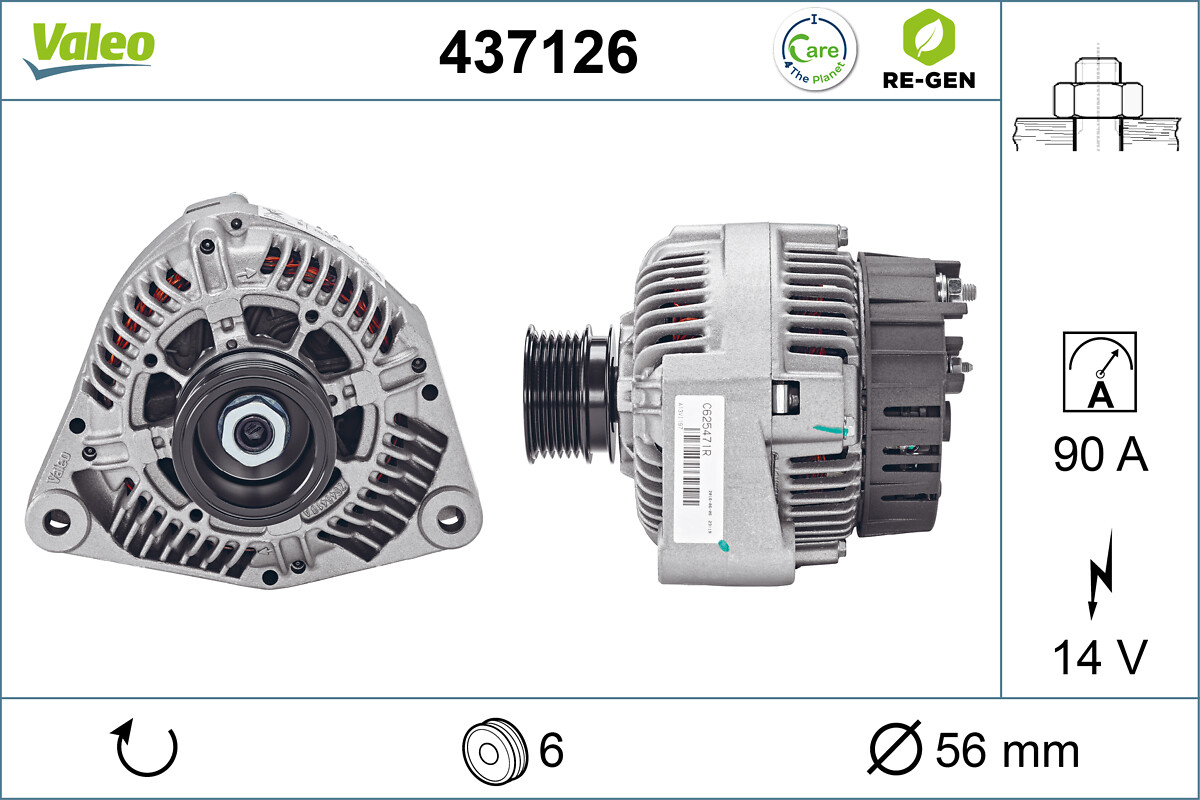 VALEO 437126 Generator