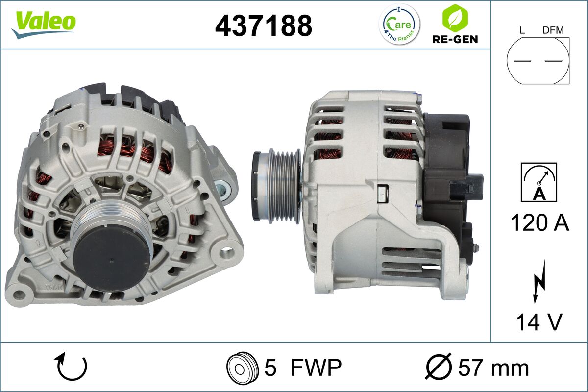 VALEO 437188 Generator