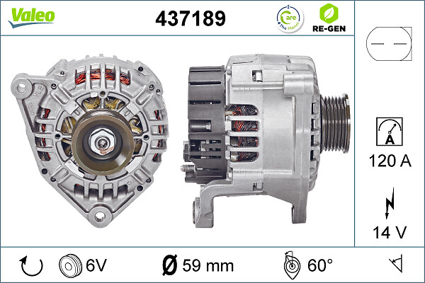 VALEO 437189 Generator