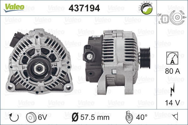 VALEO 437194 Generator