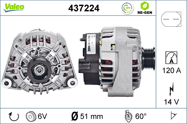 VALEO 437224 Generator