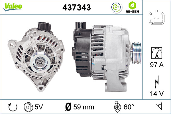 VALEO 437343 Generator