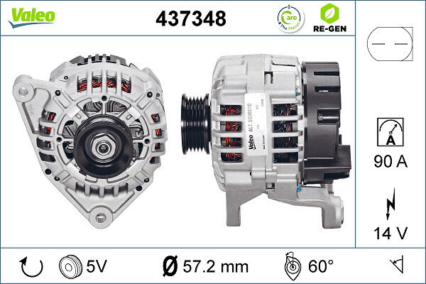 VALEO 437348 Generator