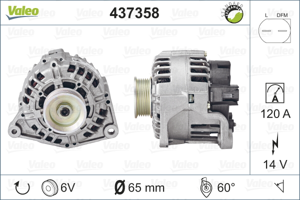 VALEO 437358 Generator