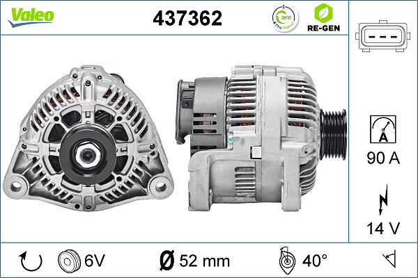VALEO 437362 Generator