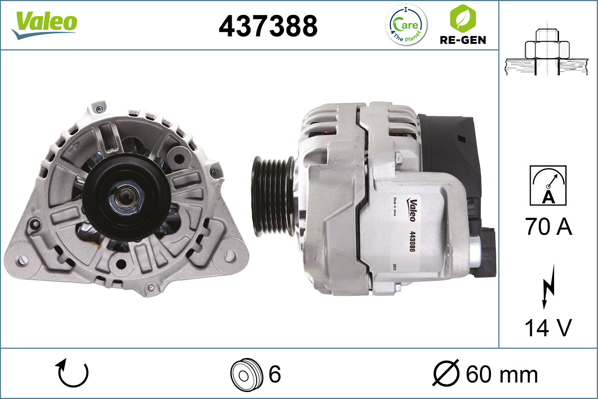 VALEO 437388 Generator