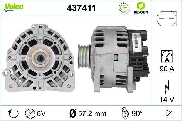 VALEO 437411 Generator